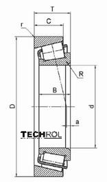 32305 ПОДШИПНИК КОНИЧЕСКИЙ 25x62x25,25 мм F-ra НДС