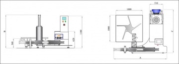 Брикетный пресс Prodeco VERTICAL E55 60кг/ч SIEMENS 5,5кВт 400В брикеты до 50мм