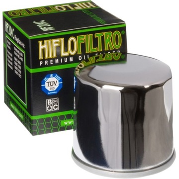 HIFLO FILTR OLEJU HF 204C CHROMOWANY