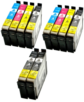 10 чернил для EPSON T0711 SX110 SX115 SX200 SX205