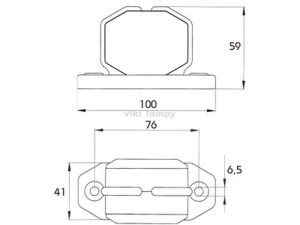 VOLVO BUS PROPLAST СВЕТОДИОДНЫЙ ГАБАРИТНЫЙ ФОНАРЬ