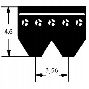 Ремень клиновой 8ПК2465мм John Deere L111600