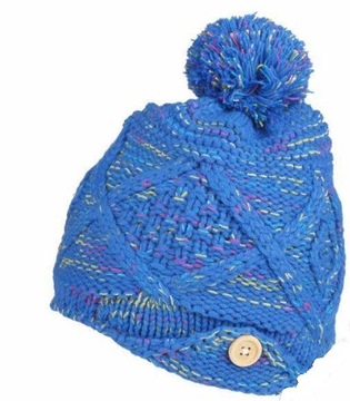 VONZIPPER czapka zimowa z pomponem niebieska
