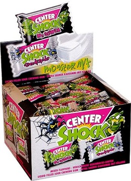 Gumy CENTER SHOCK kwaśne Monster HALLOWEEN 100szt