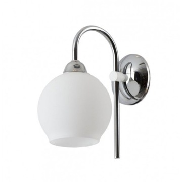 Lampa kinkiet szkło biały chrom AXEL 1400 J