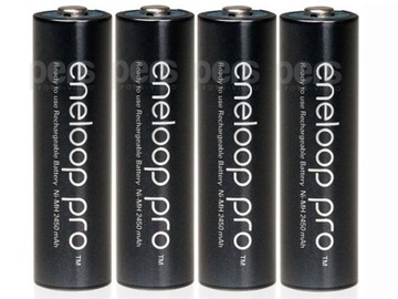 4x AKUMULATOR AA PANASONIC PRO ENELOOP 2550 mAh R6