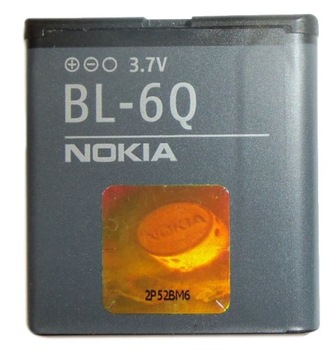 NOWA ORYG BATERIA NOKIA BL-6Q 6700 CLASSIC 3700