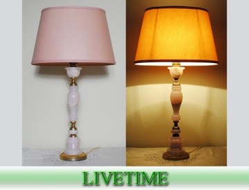 LAMPA STOŁOWA jak antyk 999982 wyjątkowa alabaster