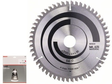 BOSCH Piła tarczowa MULTI METERIAL 200x30 54z
