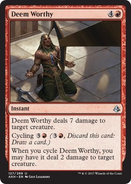 MTG 4x Deem Worthy (Uncommon)