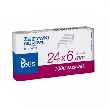 Скобы Tetis 24/6 GZ101-A Super Strong