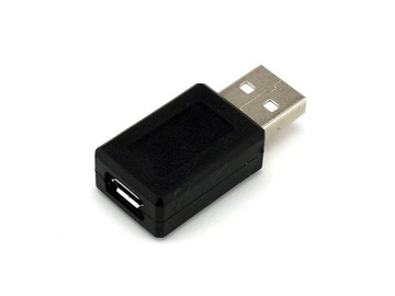 Adapter Przejściówka z USB micro USB gniazdo-wtyk