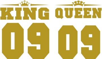 толстовки с капюшоном для пар QUEEN09 и KING09 GOLD