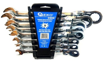ZESTAW KLUCZY Z GRZECHOTKĄ ŁAMANĄ 8-22mm G10338