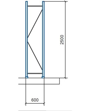 Полка для комплектации Mecalux M7 250x182x60-5 полок