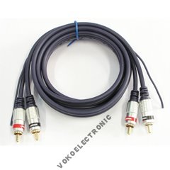 КАБЕЛЬ 2XRCA - 2XRCA ПОДБОРНИК 2*RCA VITALCO 12M FV