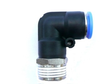 ZŁĄCZKA KĄTOWA 1/2-6mm WTYKOWA KOLANKO 1/2-6mm