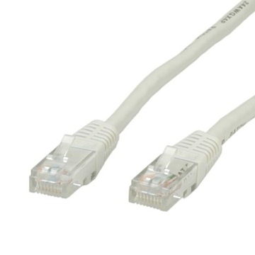 Сетевой кабель UTP RJ45 LAN кат.5e, бежевый, 7 м