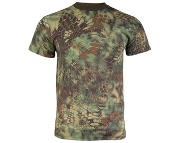 ФУТБОЛКА МУЖСКАЯ ПОД УНИФОРМУ, ХЛОПОК TEXAR CAMOUFLAGE GREEN SNAKE XL