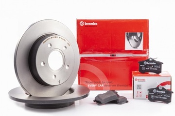 Tarcze Klocki BREMBO Tył VOLVO XC70 II