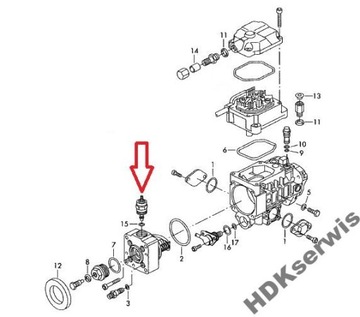 Электромагнитный клапан ТНВД Bosch VE VP37