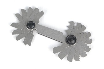 MIERNIK GWINTÓW ZAKRES 0.35 - 6mm 22 listki
