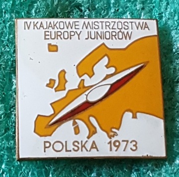 ODZNAKA IV KAJAKOWE MISTRZOSTWA EUROPY JUNIORÓW 73