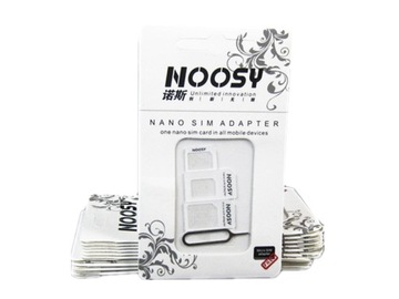 NOOSY Adapter Adaptery Karty Micro Sim Nano Sim