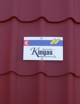 Металлочерепица KINGAS Eco Plus, глянец RAL Blachotrapezium.