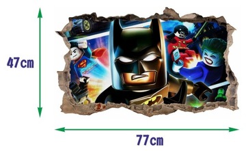 Наклейка на стену LEGO BATMAN! Большой выбор!! УДАРЯТЬ