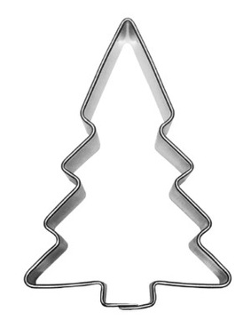 Foremka ŚWIERK 6,0 cm - wykrawacz bożonarodzeniowy