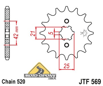 Комплект привода Kawasaki KX 250 97-98 S. Усиленный