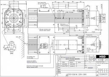 Электрошпиндель HSD ATC 9 кВт 24000 об/мин ISO30 ES929