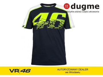 T-shirt męski VR46 niebiesko/biały rozm. XXL