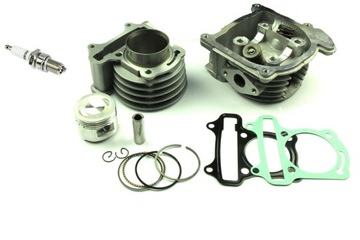CYLINDER GŁOWICA SKUTER 4T 50 ccm GY6 + GRATIS