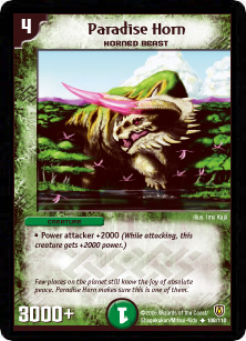 *DM-06 DUEL MASTERS - PARADISE HORN - !!!