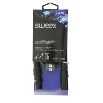 XLR wt - gn, 0,5 м SWOP Микрофонный кабель Sweex