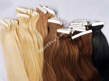 Лента TAPE ON Skin Weft НАТУРАЛЬНЫЕ ВОЛОСЫ 40см 45см