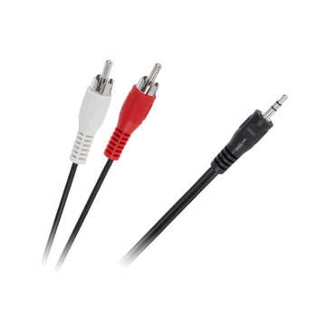 Kabel Przewód AUDIO JACK 3,5mm 2 RCA 1,5m AUX RCA