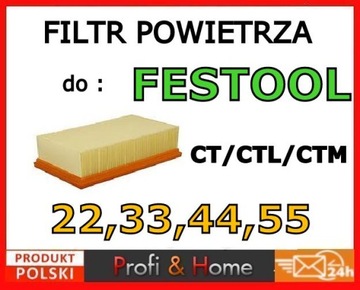 ВОЗДУШНЫЙ ФИЛЬТР ДЛЯ FESTOOL CT/CTL/CTM 22,33,44,55