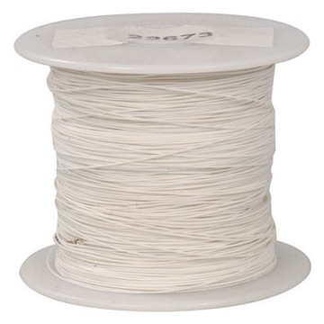 PRZEWOD KABEL TYPU KYNAR 0,24mm BIAŁY 4m (242