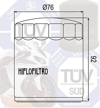 Масляный фильтр HIFLOFILTRO HF170C HARLEY DAVIDSON