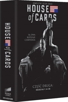 HOUSE OF CARDS - KOMPLETNY SEZON 2 [ BOX 4 DVD ]