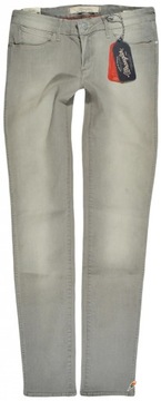 WRANGLER spodnie low SKINNY jeans COURTNEY W28 L34