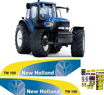 naklejki naklejka oklejenie New Holland TM 190