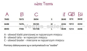 Tezenis Intimissimi sukienka tunika wycięcia L