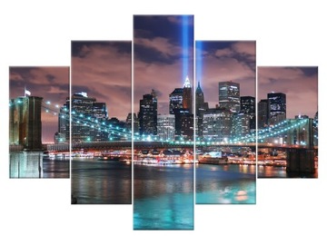Obraz Pejzaż Panorama Manhattanu 150x105 płótno