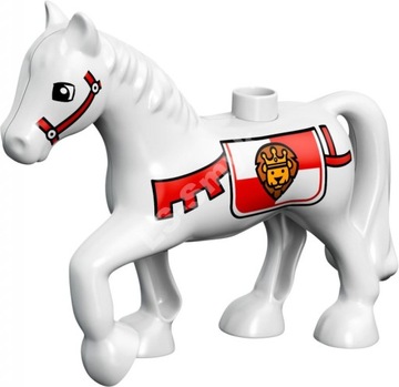 LS NOWE LEGO DUPLO FIGURKA animal DUŻY KOŃ SIODŁO LEW