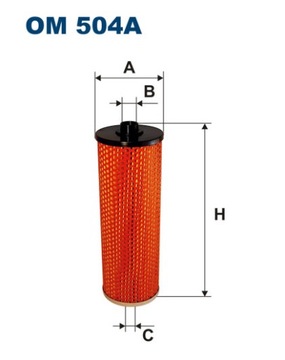 Фильтр масляный FILTRON OM504A JELCZ AUTOSAN STAR BIZO