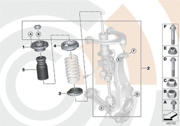 Шайба пружинная BMW F01 F06 F07 F10 F11 F12